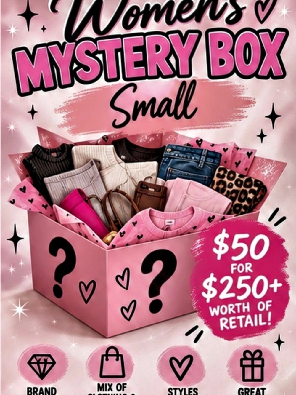 Women's Mystery Box Size Small NWT